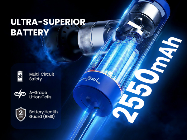 2550mAh battery