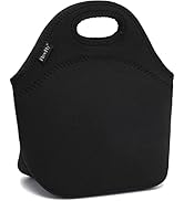 FlowFly Neoprene kids Lunch box Insulated Soft Bag Mini Cooler Thermal Meal Tote Kit for Boys, Gi...