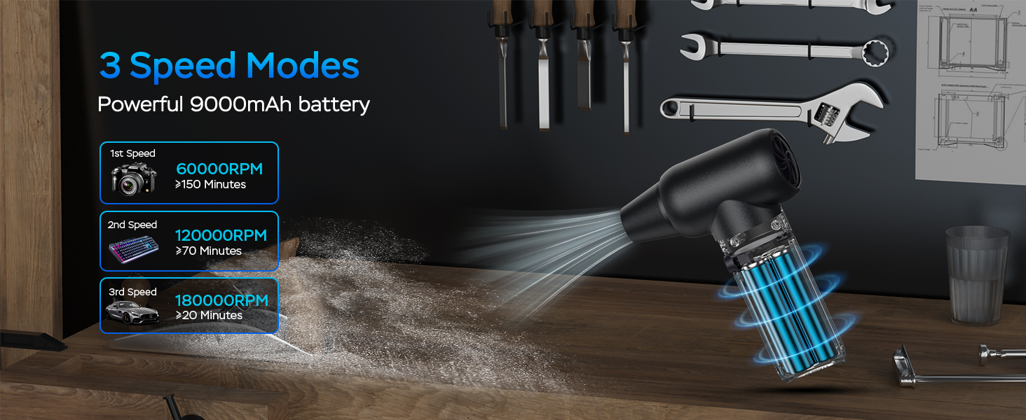 jet fan electric blower cordless rechargeable portable dust keyboard small car cleaning