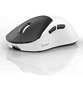 hunart H6 49g Wireless Mouse, Bluetooth &amp; 2.4GHz Rechargeable Mouse, Lightweight Silent Ergonomic...