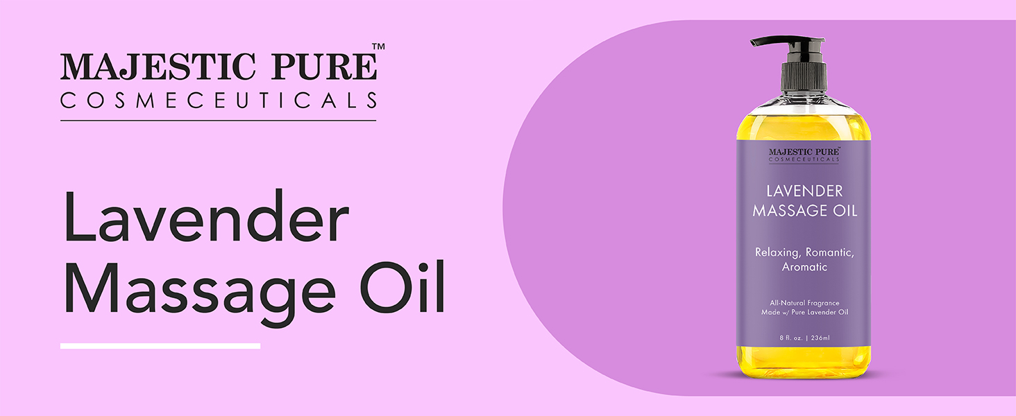 Lavender massage oil