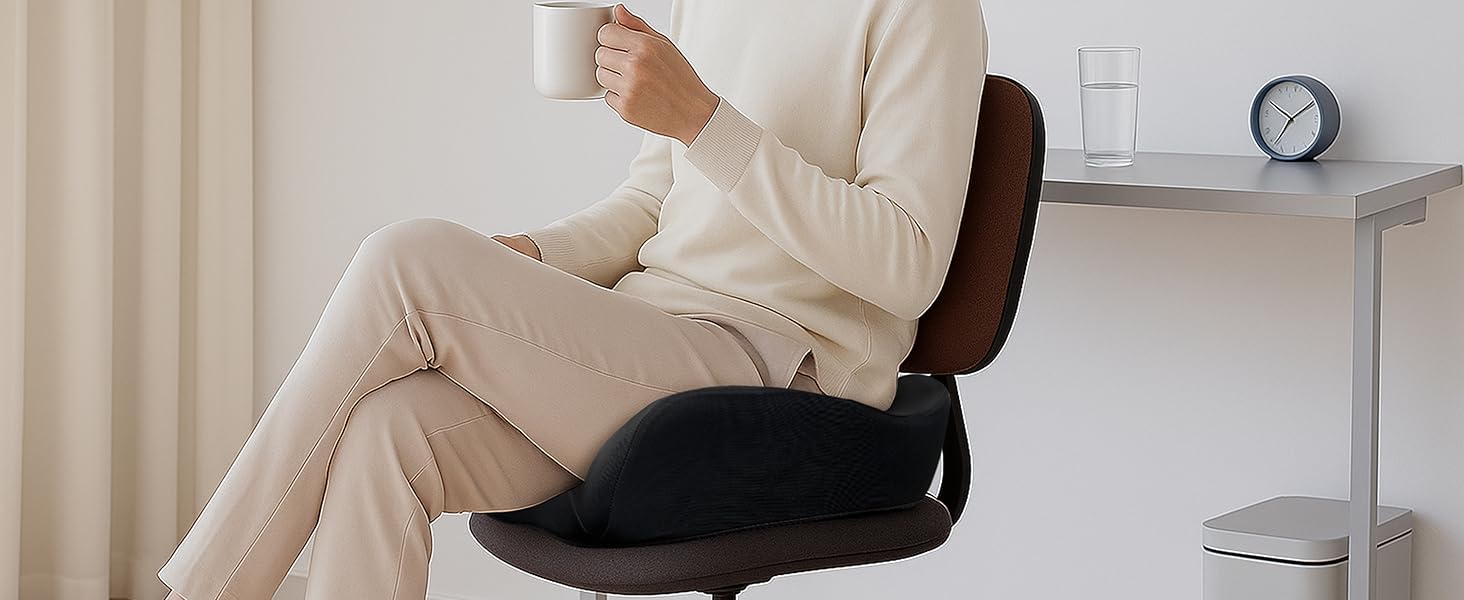 seat cushions for office chairs ergonomic seat cushion lower back tailbone coccxy pain relief