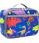 FlowFly Kids Lunch box Insulated Soft Bag Mini Cooler Back to School Thermal Meal Tote Kit for Gi...