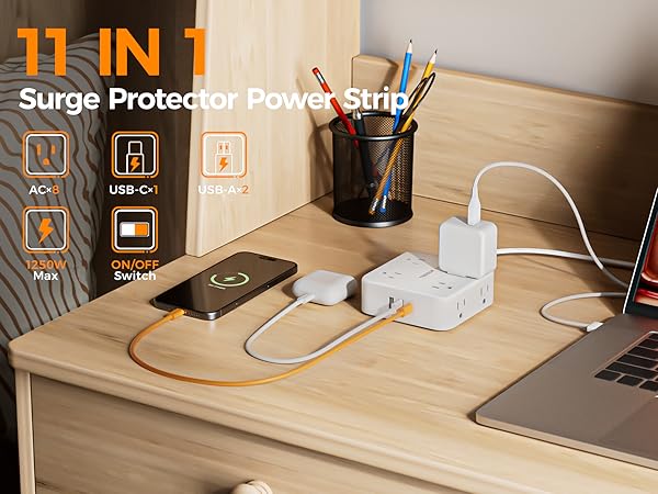 Flat Plug Extension Cord