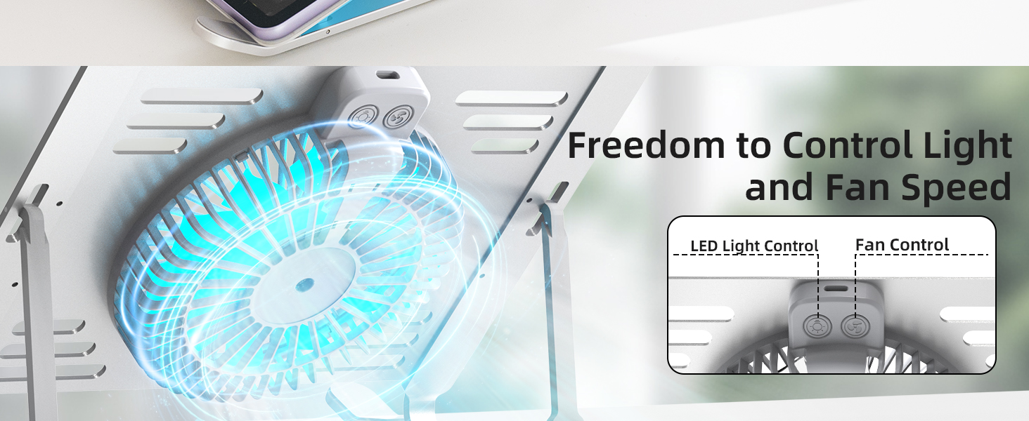 Laptop Cooling Stand with Fan