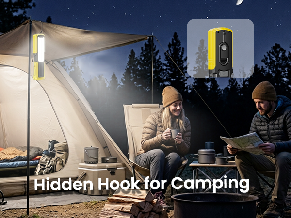 Hidden Hook for Camping