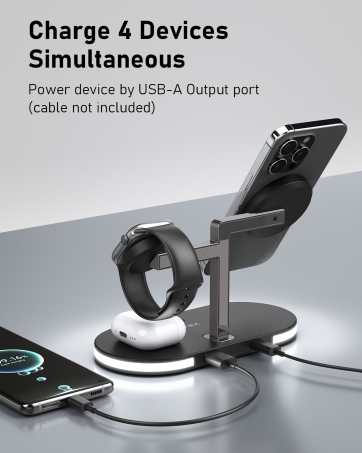 3 in 1 magnetic wireless charging station wireless charger stand mag