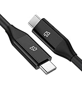 Teleadapt USB C to USB C 3.1 Gen 2 Cable 10Gbps Data Transfer, 4K USB Type-C Video Output Monitor...