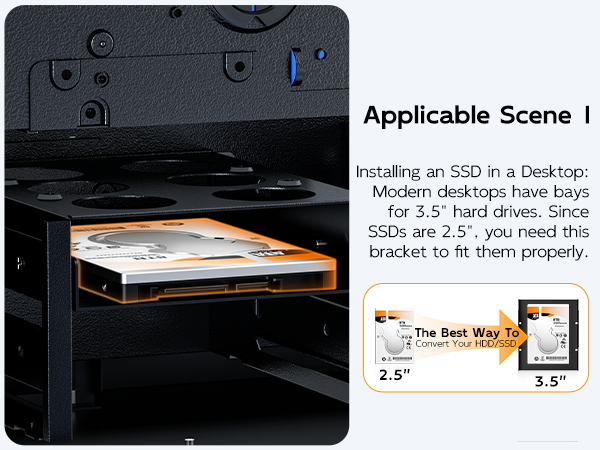 2.5'' 3.5'' Hard drive mounting bracket