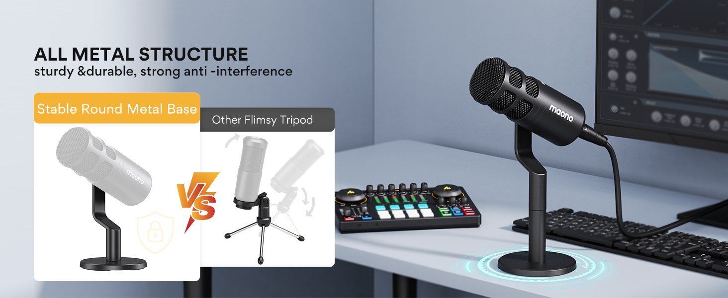 Microphone with stand