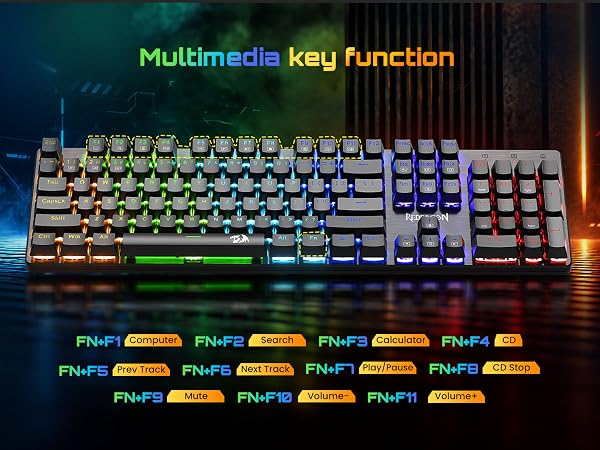 multi media key function