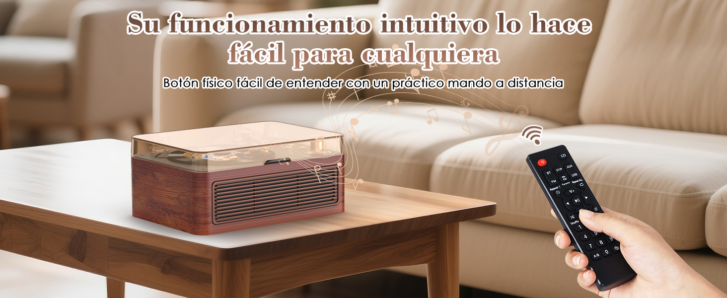 Remote control on light-colored couch cushion, with decorative LED string lights visible in background mounted on wall or surface.