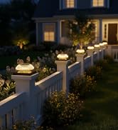 solar post cap lights