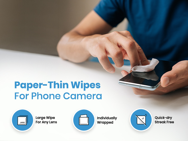 Paper-Thin Wipes for Phone Camera