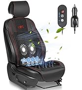 Paffenery 1Pcs Cooling Car Seat Cover Front Seat, 12V-24V Ventilated Cooling Car Seat Cushion, Co...