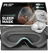 Peace&amp;Quiet | PQ Sleep Mask for Side Sleepers - 3D Contoured Light Blocking Sleeping Mask for Wom...