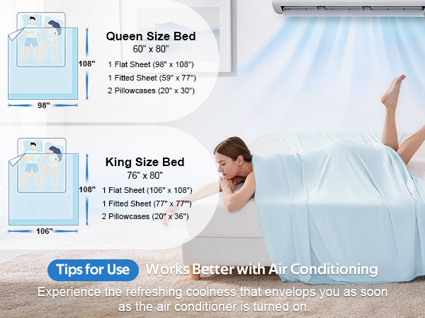 cooling sheet set