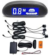Shkalacar Car Reverse Backup Parking Sensor Radar System, Car Auto Vehicle Reverse with 4 Parking...