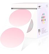 PARLAIM 3 Inch Gradient Thermal Labels, Commercial Grade Round Thermal Printing Sticker Roll for ...