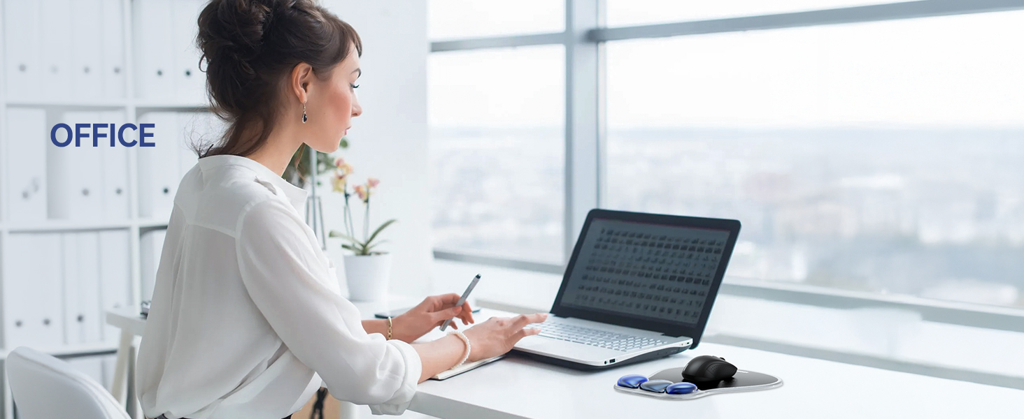 mouse pad with wrist rest