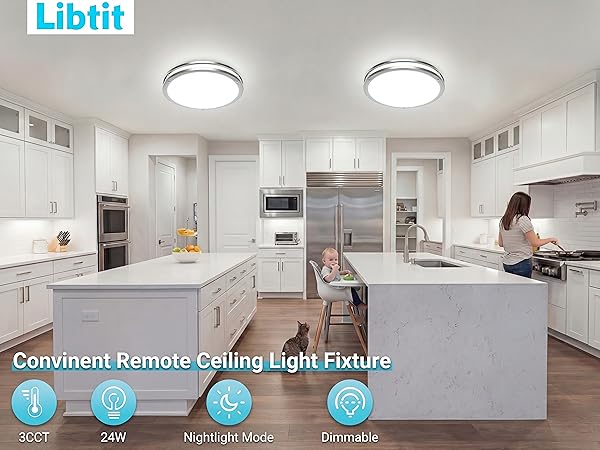 13 inch led flush mount ceiling light