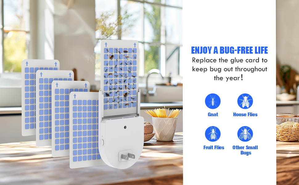 Plug in Fly Trap &amp;amp;amp; Indoor Bug Catcher for Gnats