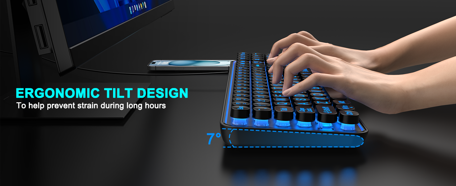 Large Print Backlit Keys