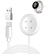 MIUOLV for Pixel Watch 2 Charger [4 Pin], Replacement Magnetic Charging Dock Stand Cable for Fitb...