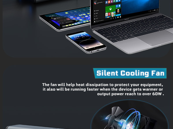 There is a cooling fan that is installed in the inverter 