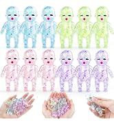 12pcs Baby Squishy Glittery,Mimi Taba Squishy,Babies Sensory Fidget for Stress Relief, Sensory Fi...