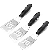 3 Pieces Small Metal Spatula Set, Mini Stainless Steel Serving Spatulas for Kitchen Use, Ideal fo...