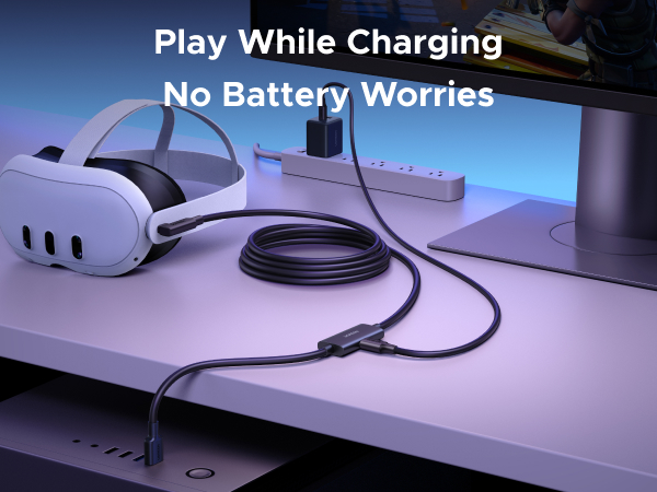 Play While Charging No Battery Worries