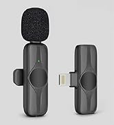 PoP voice Professional Wireless Lavalier Microphone for iPhone iPad Cordless Omnidirectional Cond...