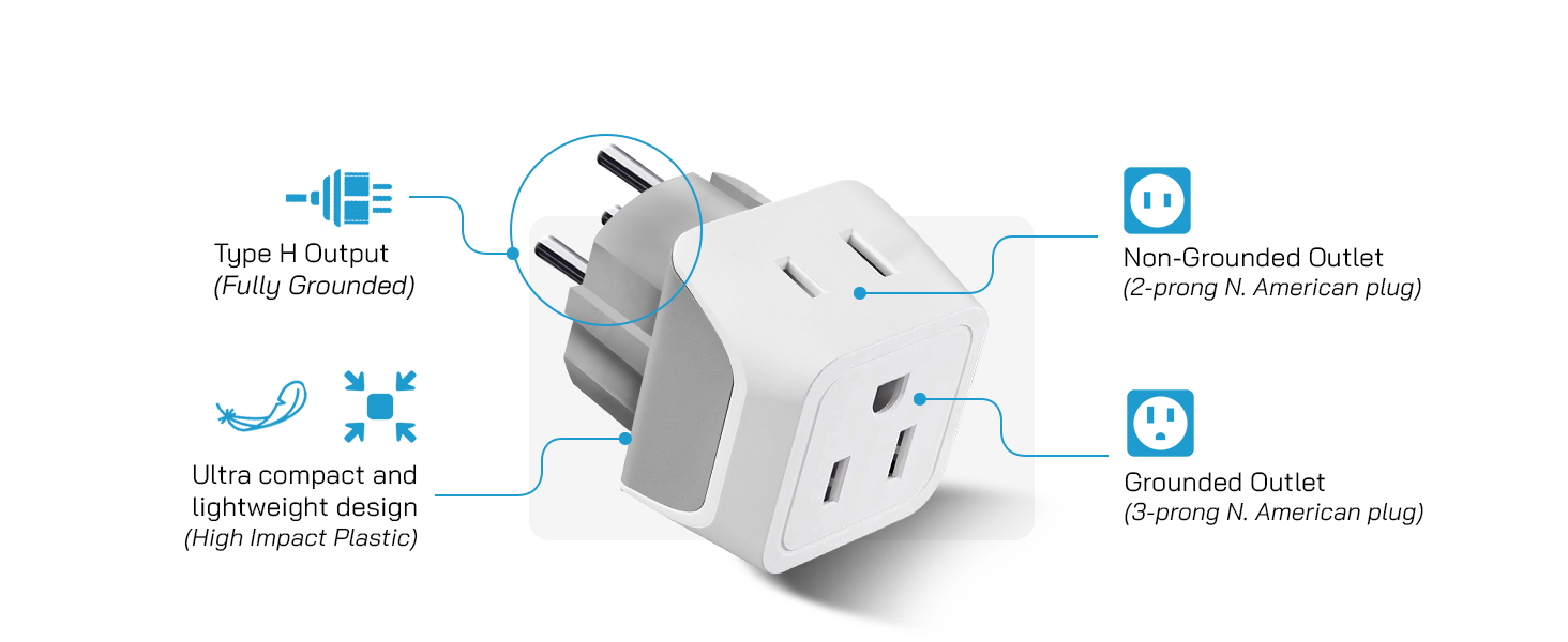 israeli adapter plug
