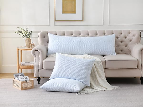 cooling pillow bed pillows queen size set of 2 cooling body pillow
