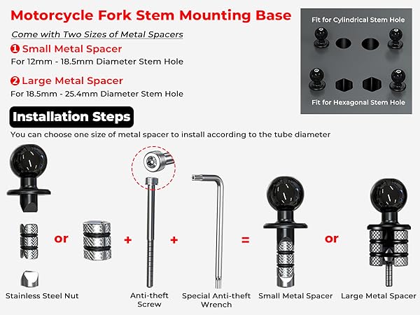 cell phone holder for motorcycle