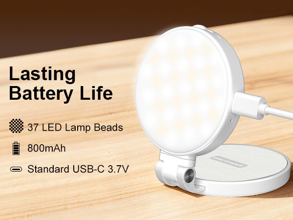 Phone Ring Light with Mirror