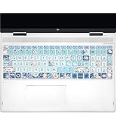 WSLUCKO Keyboard Cover for HP Envy x360 15.6''Series/Pavilion 15/ Pavilion x360 15.6” Series/Envy...