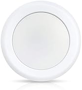 ECOELER 6 Inch Dimmable Aluminum Baffle White Trim LED Disk Light, 16.5W 5000K Daylight,1000Lm, L...