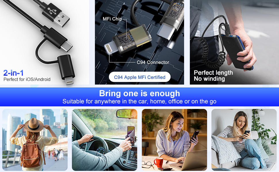 usb to multi charging cable