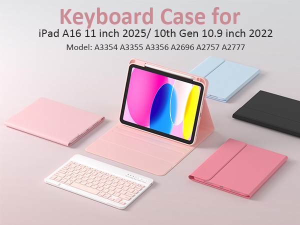 keyboard case for ipad a16