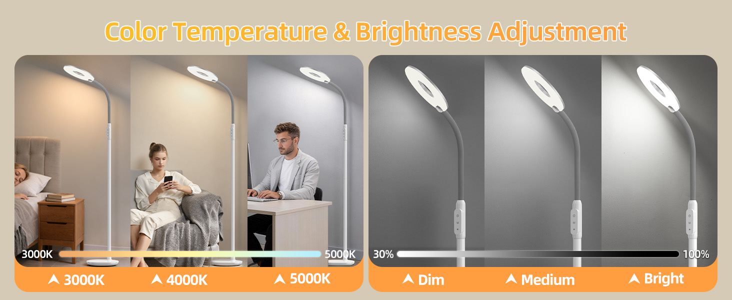 Dimmable Floor Lamp
