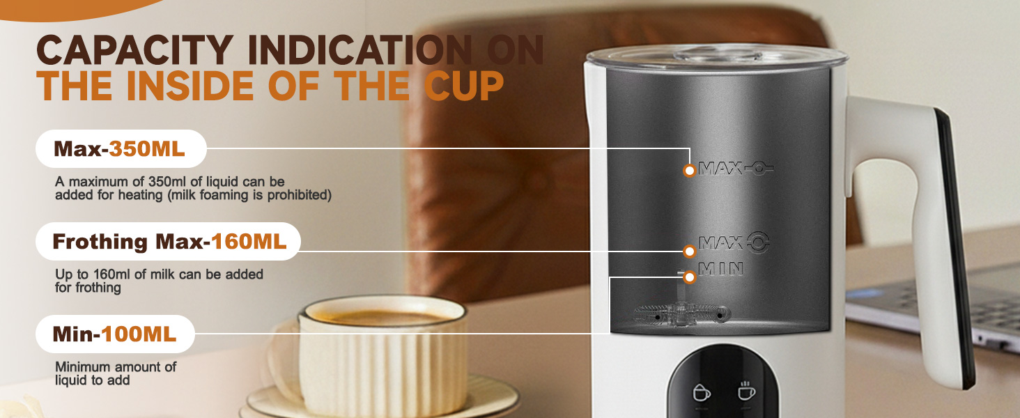 coffee maker with frother electric milk frother and steamer coffee whisk frother instant milk