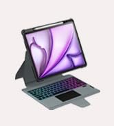 Nillkin Magnetic Keyboard Case for iPad Air 13 inch (M3/M2), iPad Pro 12.9 (3rd/4th/5th/6th Gen) ...