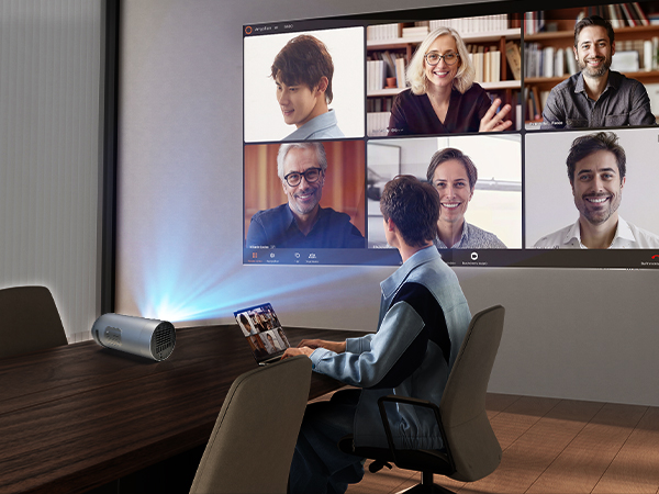 Smart Projector with WiFi and Bluetooth Portable Movie Projectors