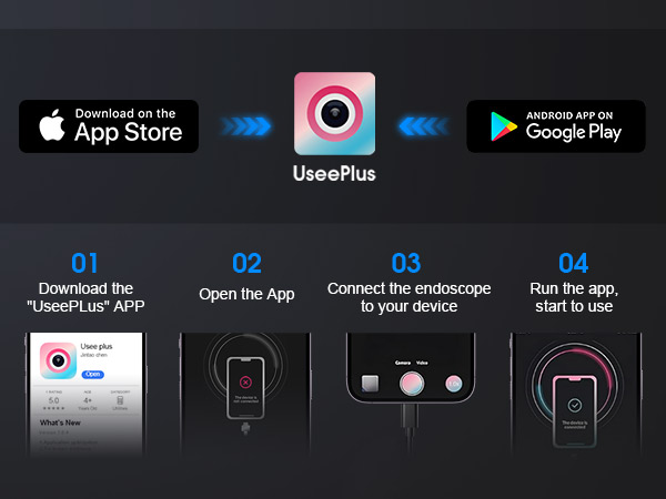 Endoscope with Light, 1920P HD Borescope, IP67 Waterproof Inspection Tool 10