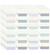 AccEncyc 240 Pcs Colored Index Tab 1"x1.8" Large Book Sticky Tabs Repositionable Page Tabs Flags ...