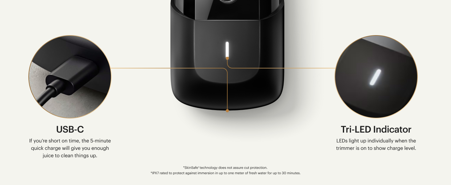 manscaped handyman travel face foil shaver hair trimmer compact