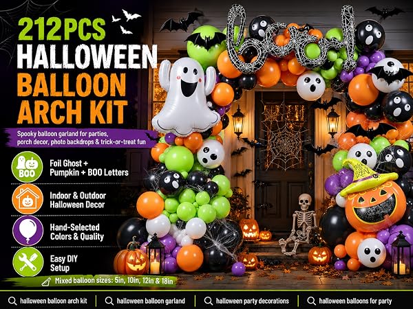 Halloween Balloon Arch Kit