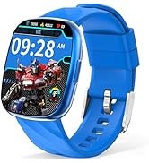 Transformers Kids Smart Watch for Boys &amp; Girls,1.78" HD Touchscreen Fitness Tracker with Heart Ra...